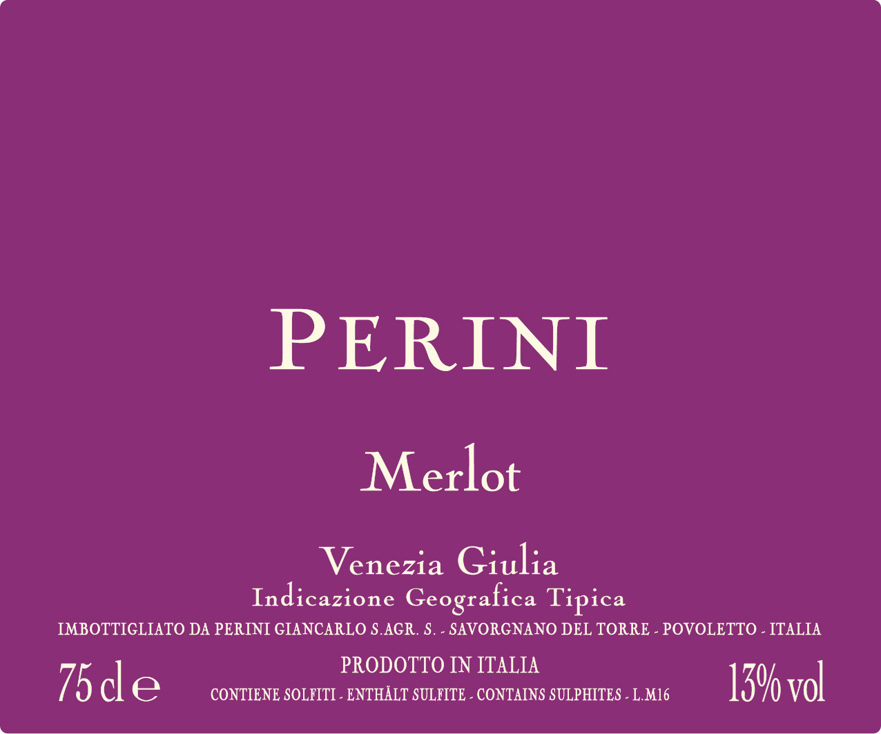 MERLOT IGT - Italian Merlot Wine - Perini Wine